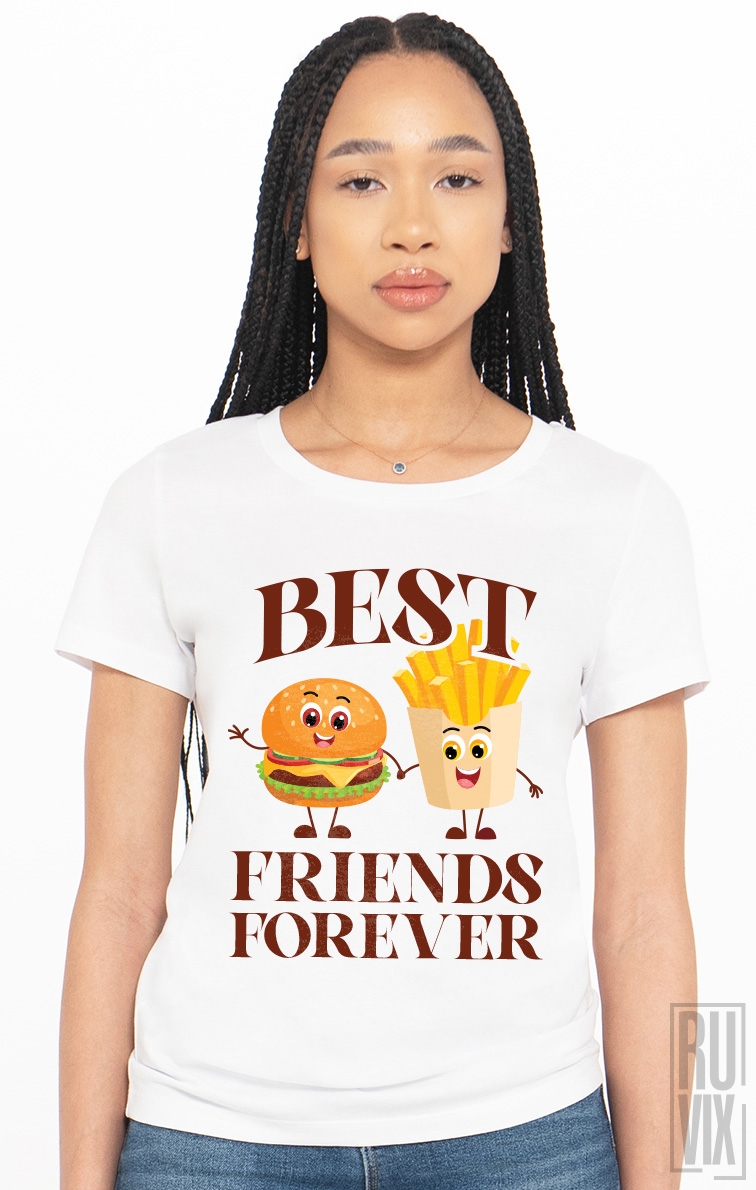 Tricou Best Friends Forever Burger