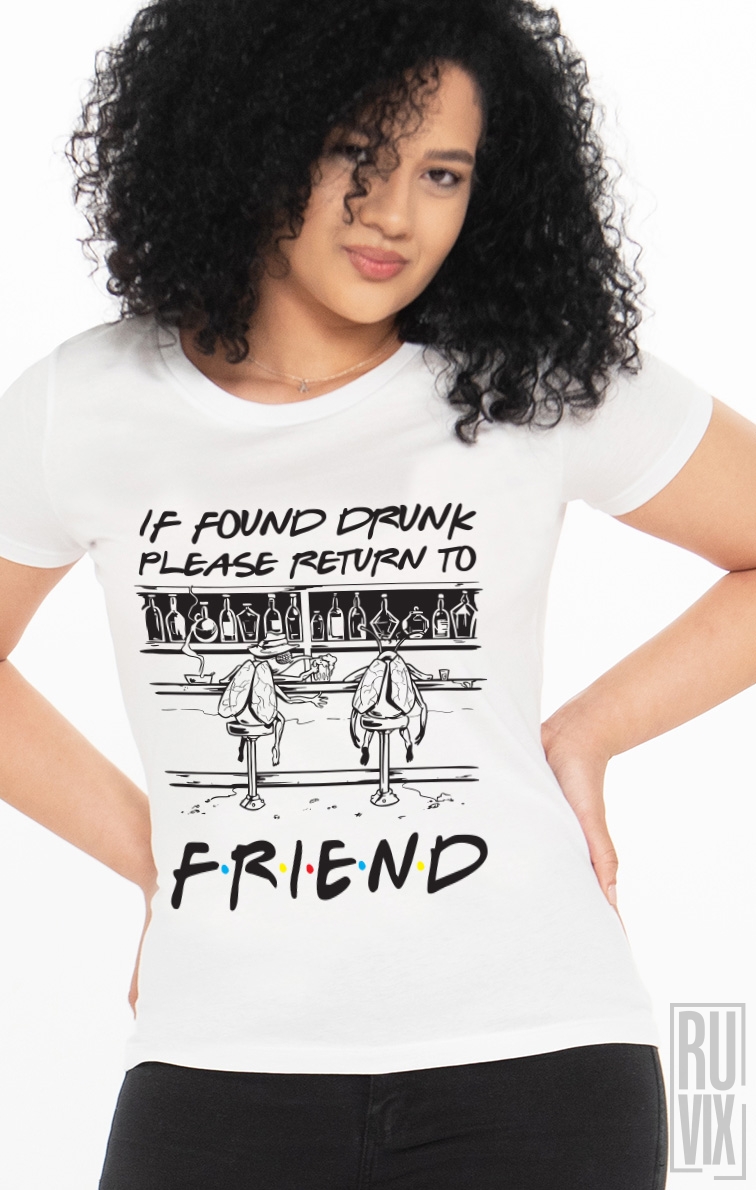 Tricou If Found Drunk Return to Friend