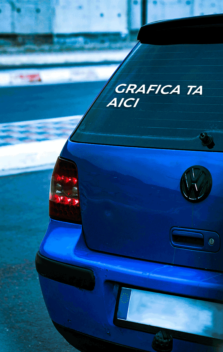 Stickere Personalizate Auto - set cu grafica ta