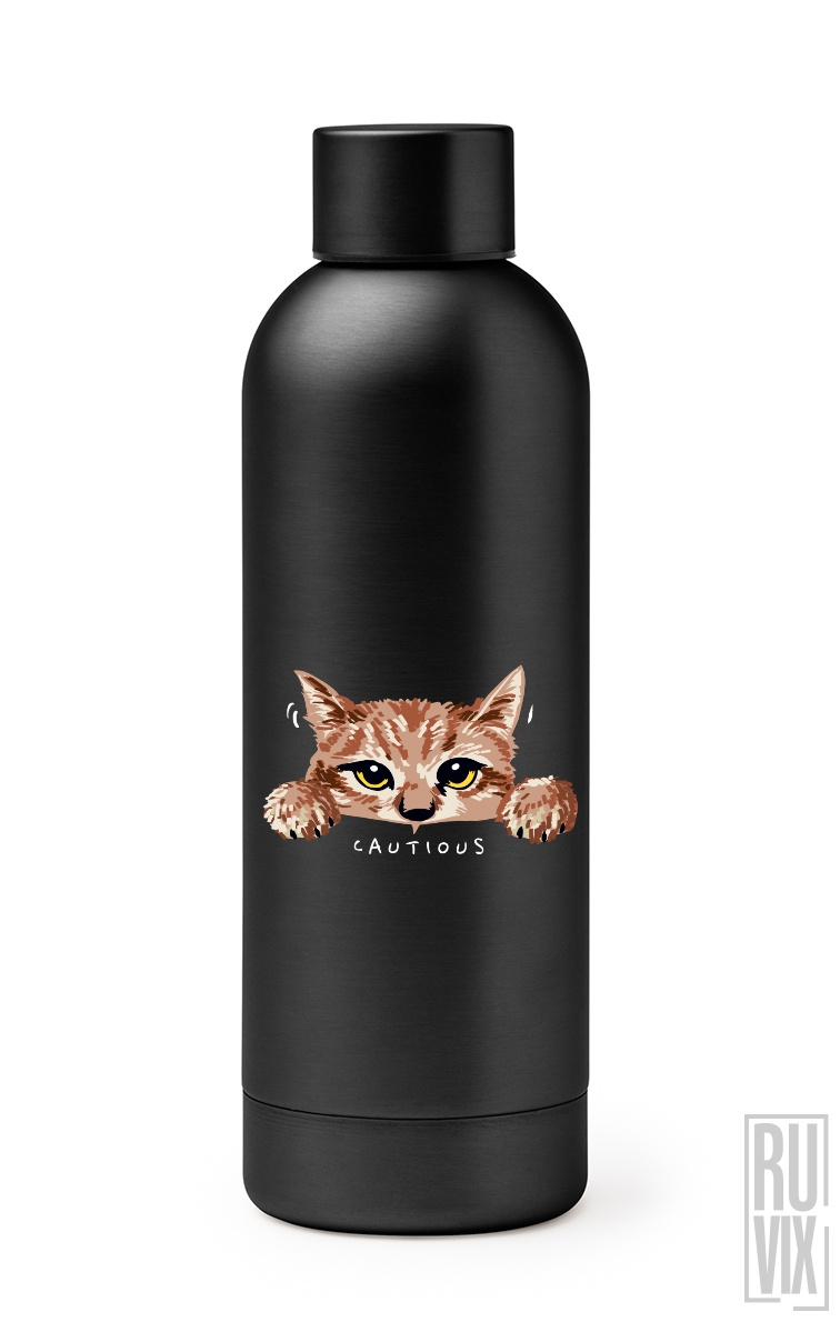 Cautious Cat - Termos Premium