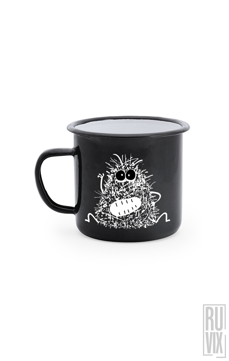 Monster - Cană Metalică Vintage