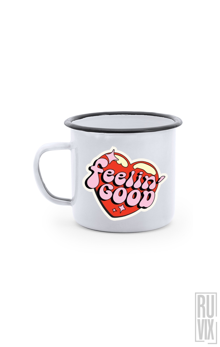 Feeling Good - Cană Metalică Vintage