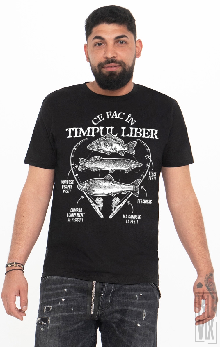 Tricou Pescuit in timpul liber