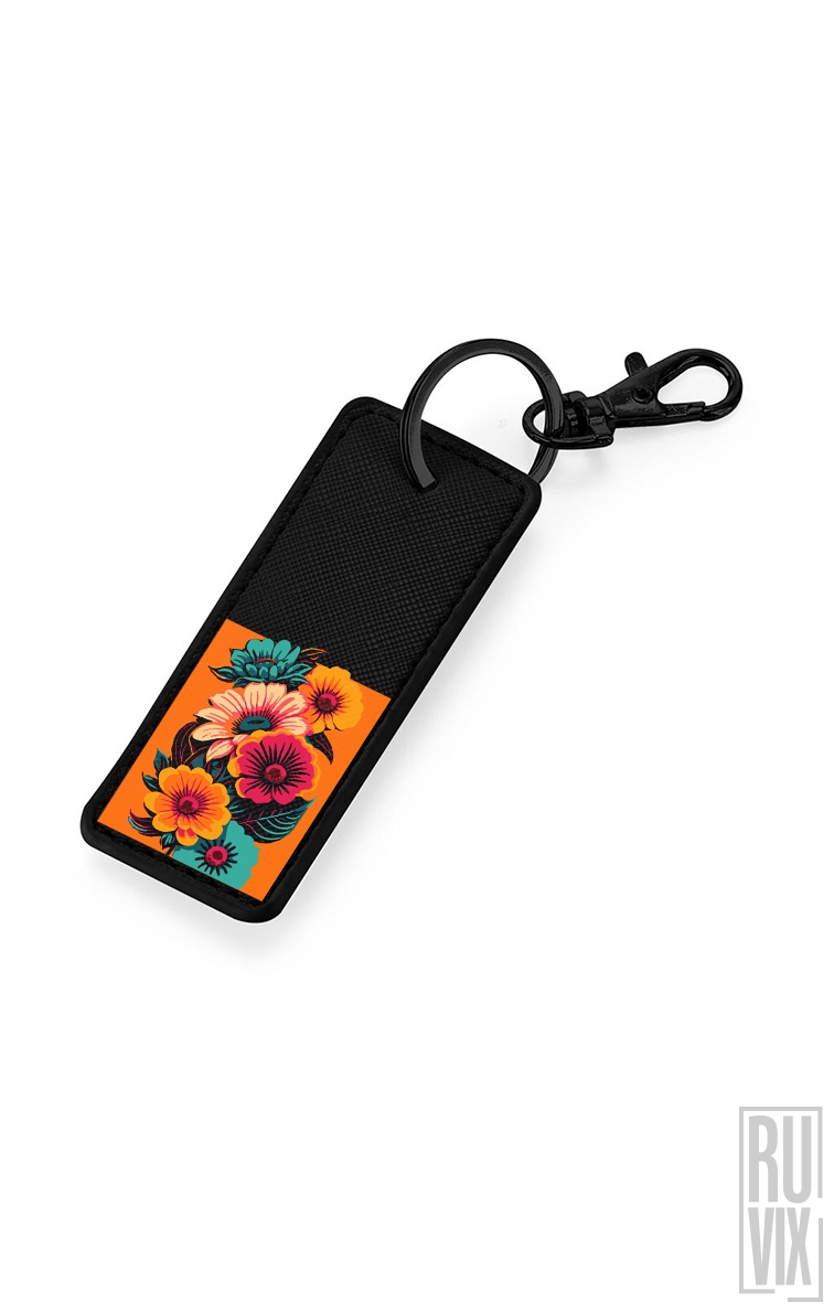 Floral Vibe - Breloc Dreptunghiular