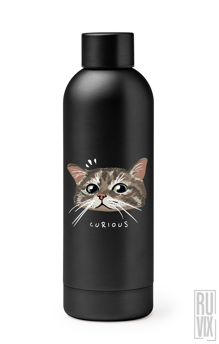 Curious Cat - Termos Premium