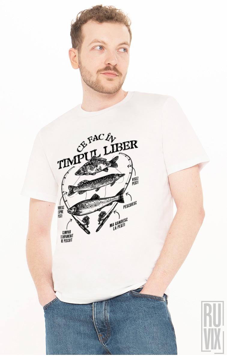 Tricou Pescuit in timpul liber