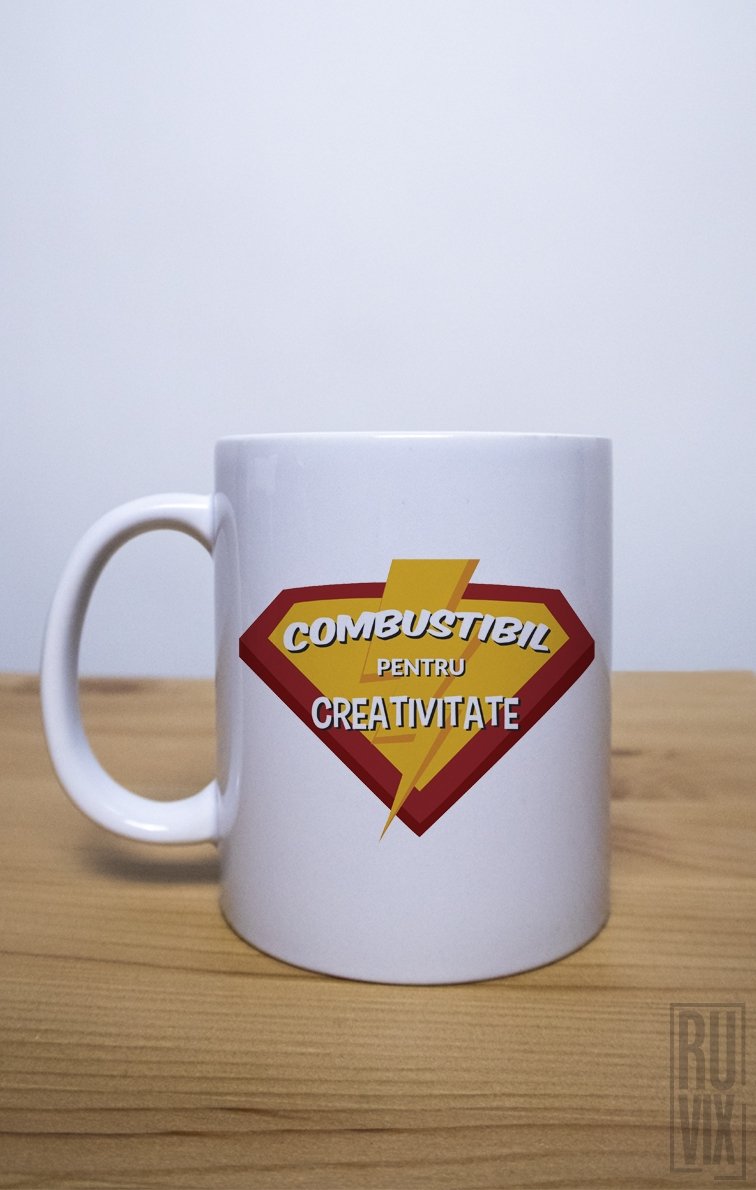 Cană Combustibil pentru Creativitate