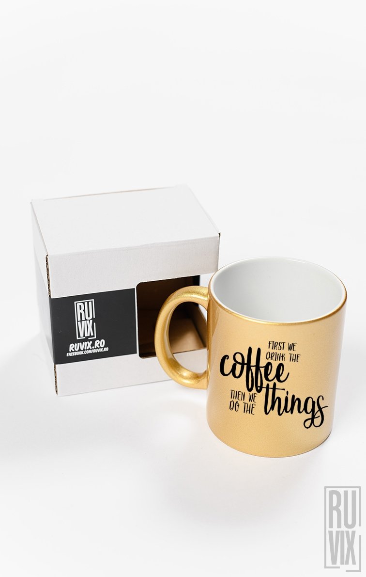 Cană First Coffee