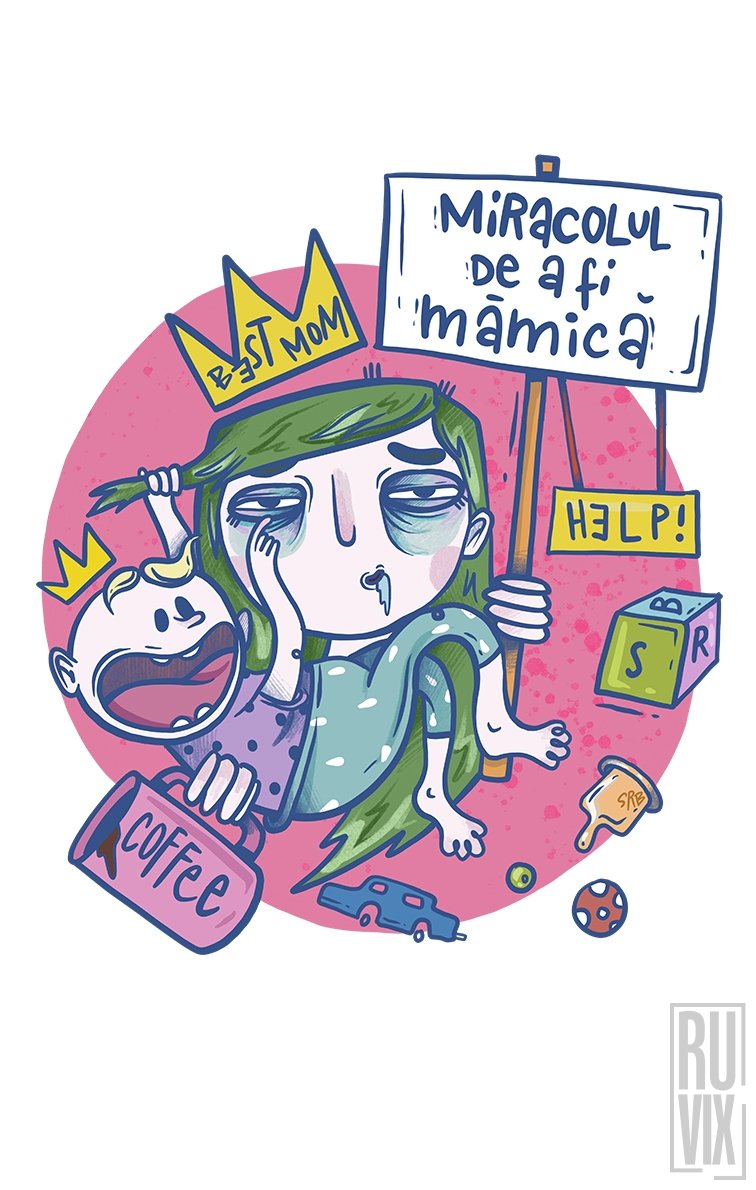 Cană Miracolul de a fi mamica