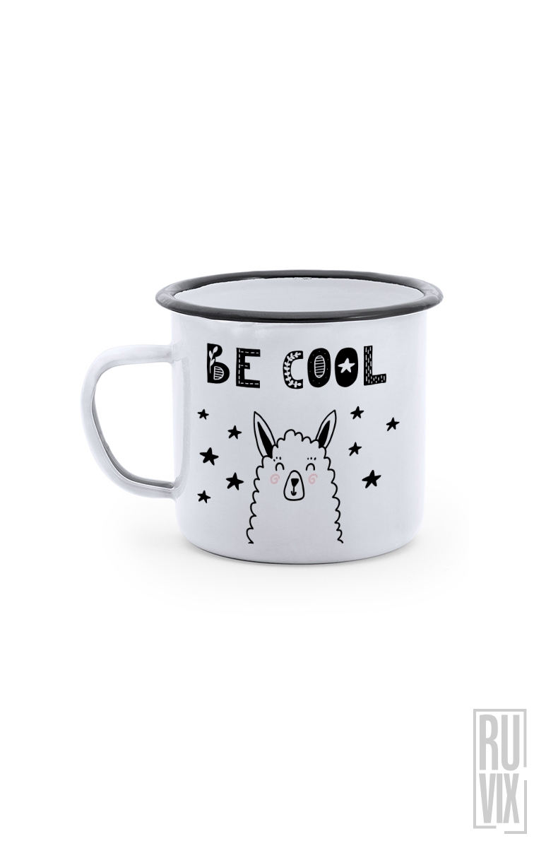 Be Cool - Cană Metalică Vintage