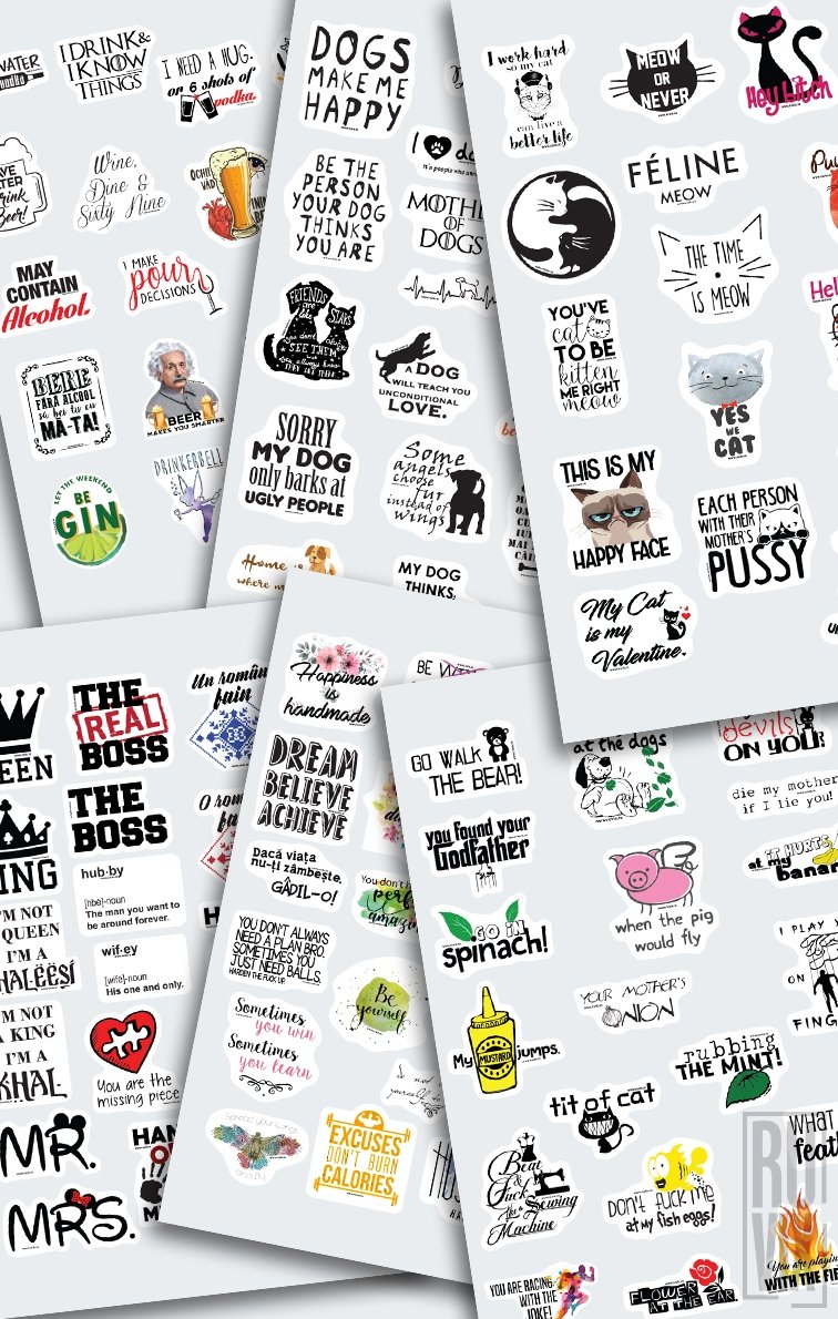 Mega Pack Stickere