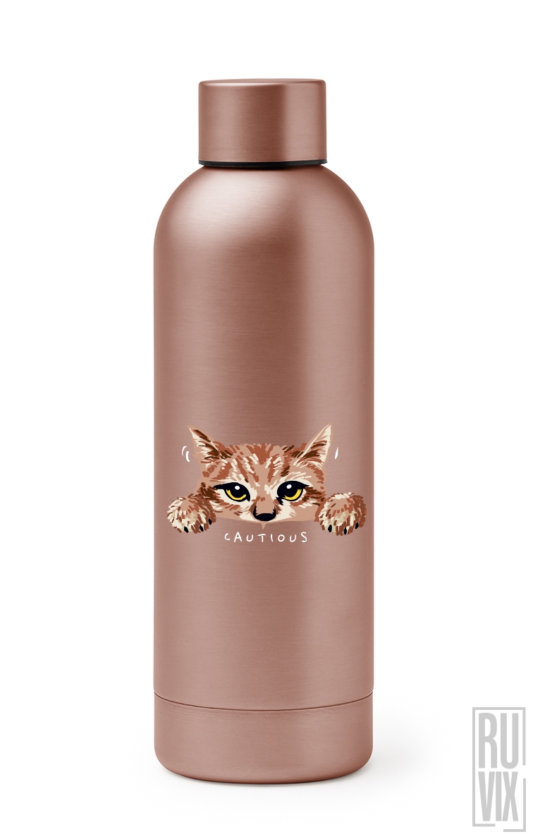 Cautious Cat - Termos Premium