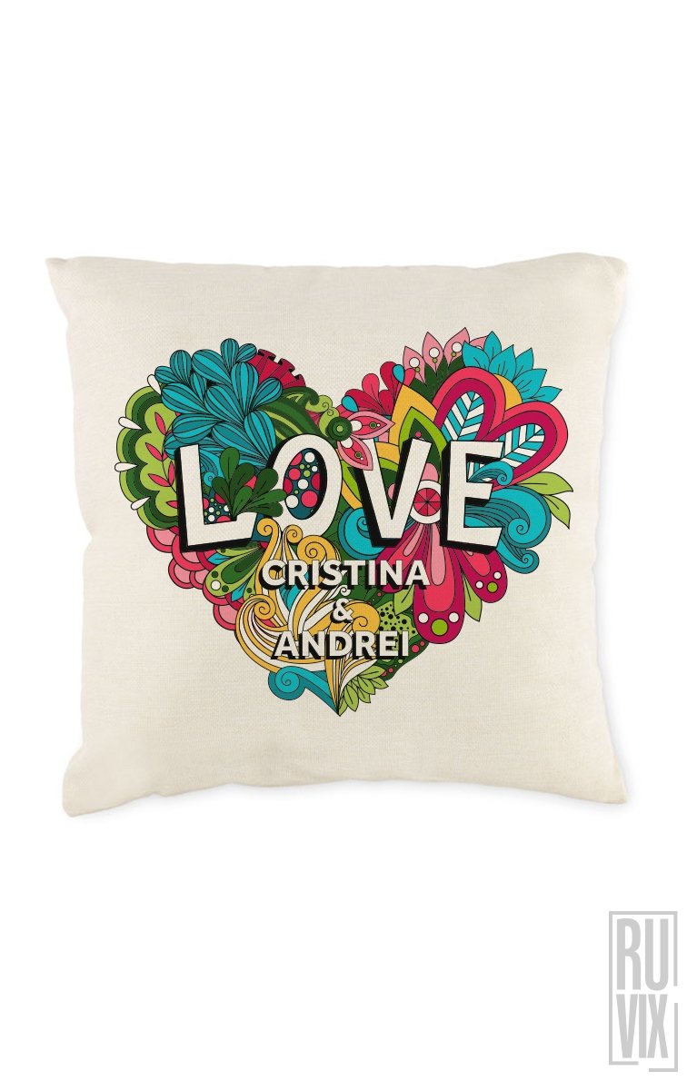 Pernă personalizată LOVE