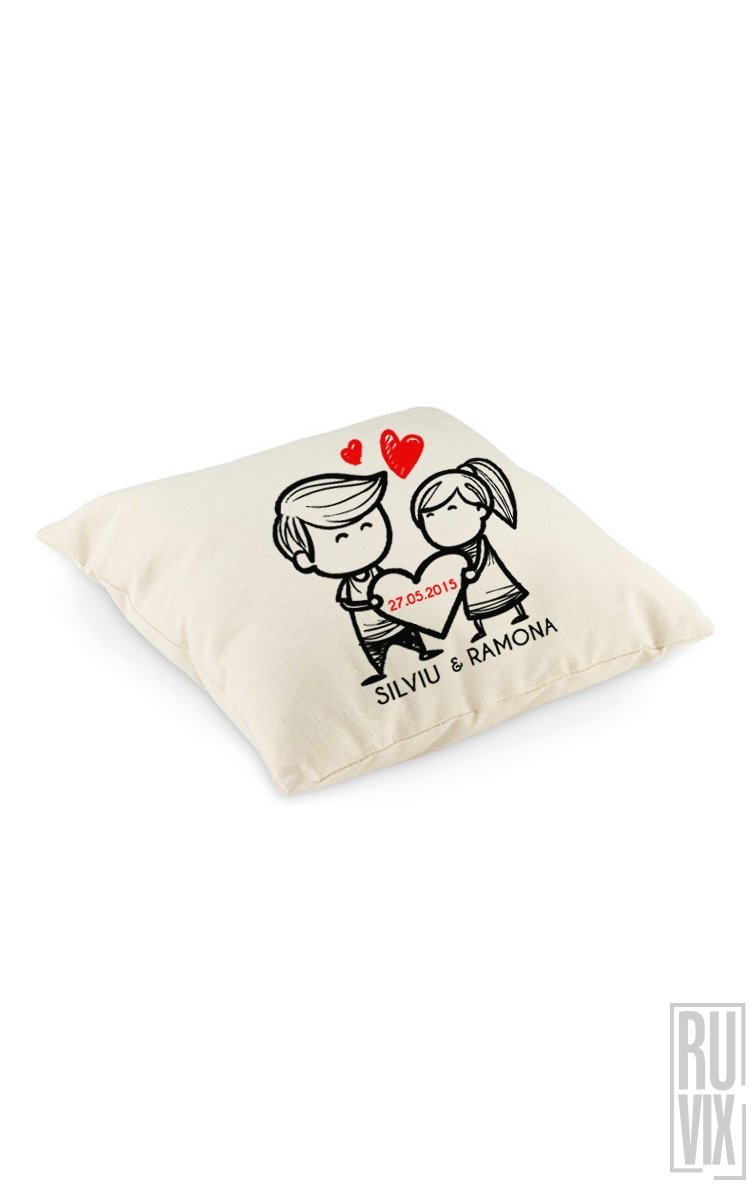 Pernă personalizată STICK COUPLE