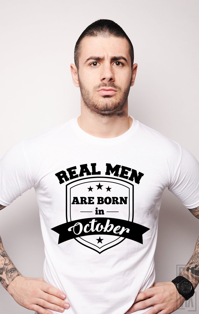 Tricou Real Men October