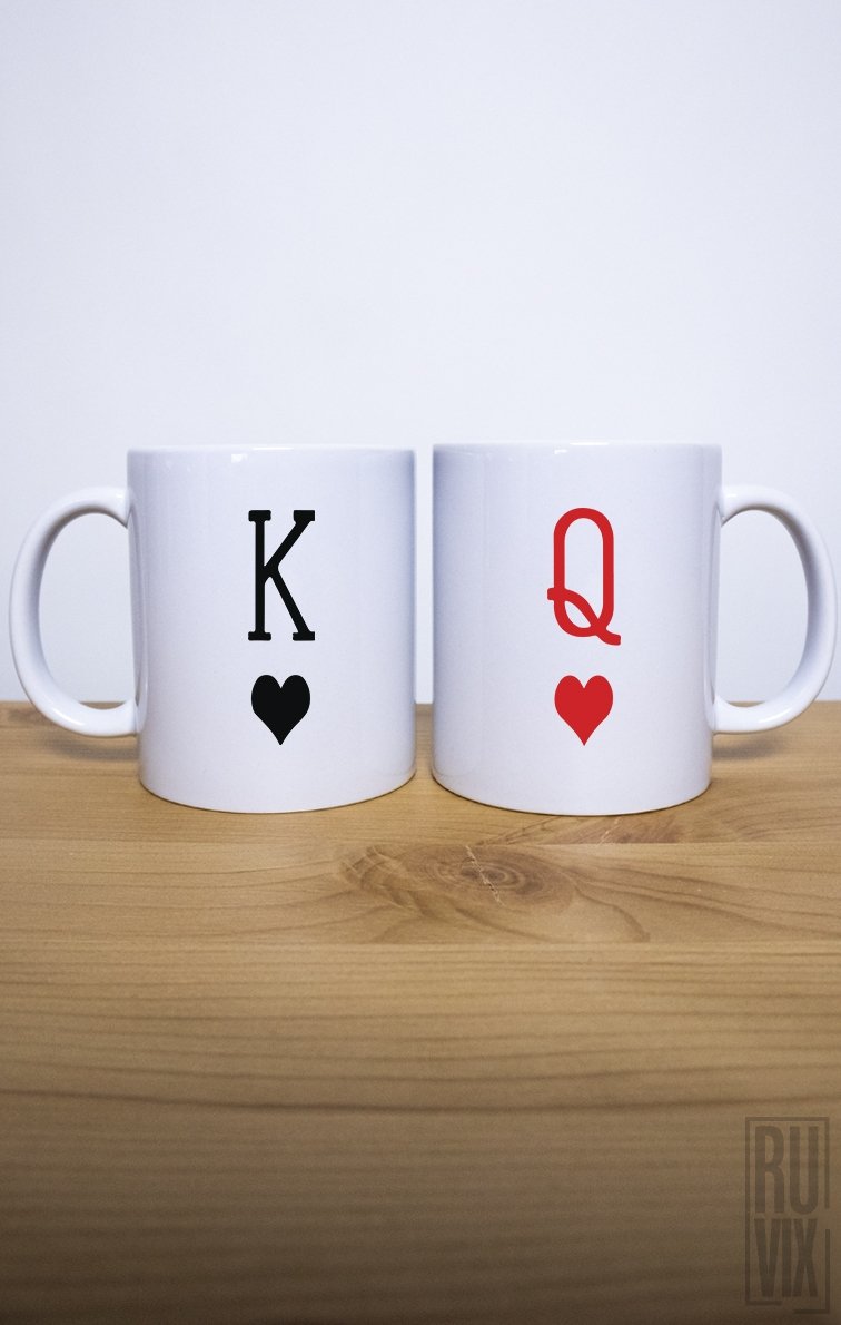 Set 2 Căni King and Queen