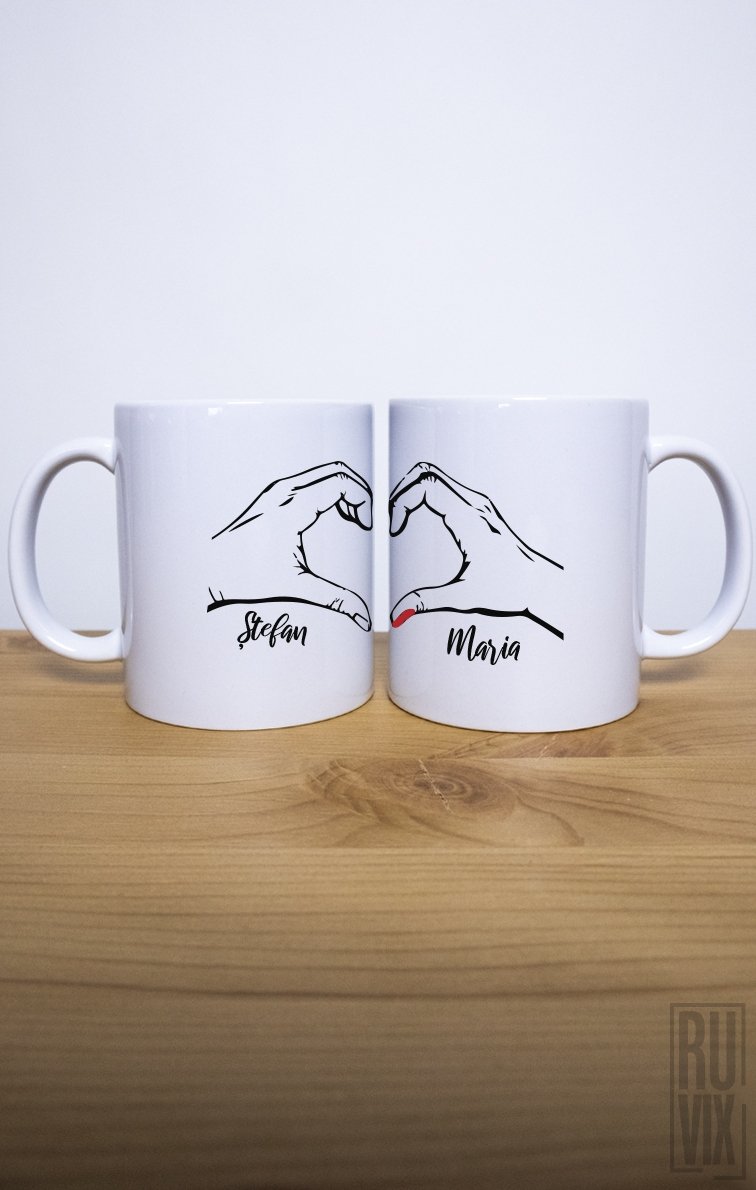 Set 2 Căni Mâini Unite