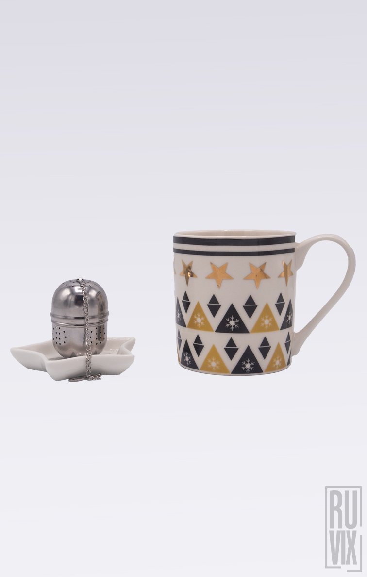 Set cană ceai
