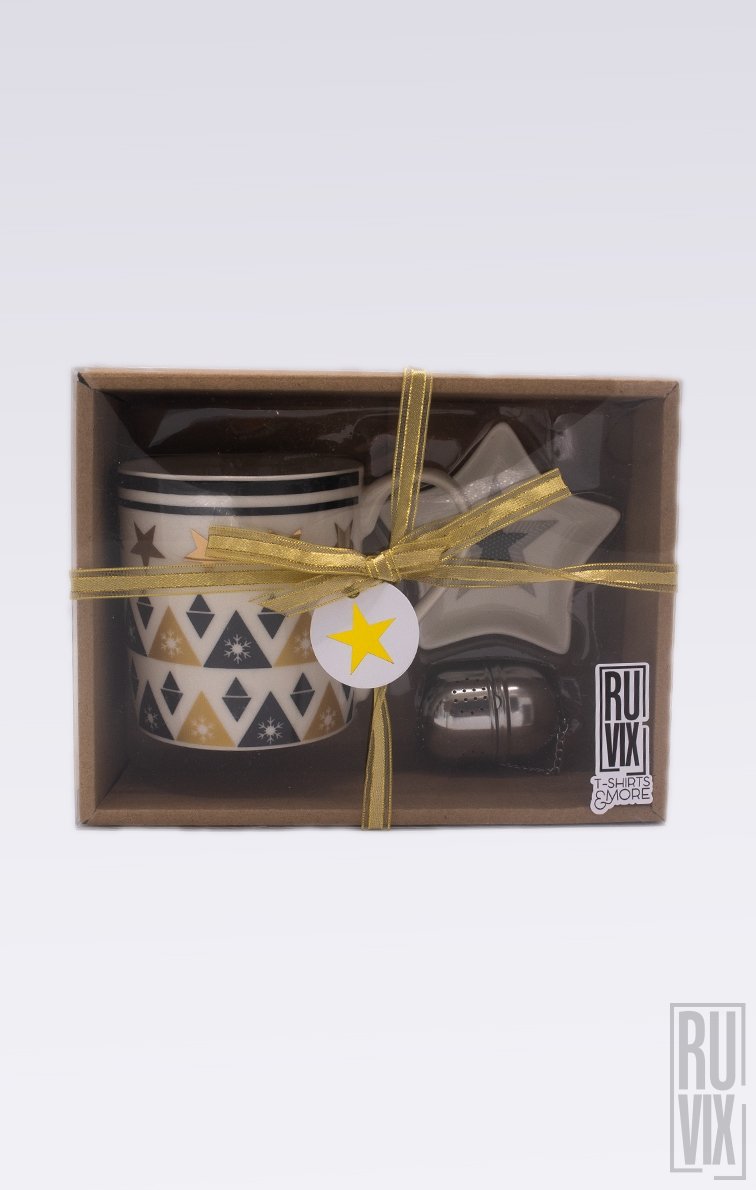 Set cană ceai