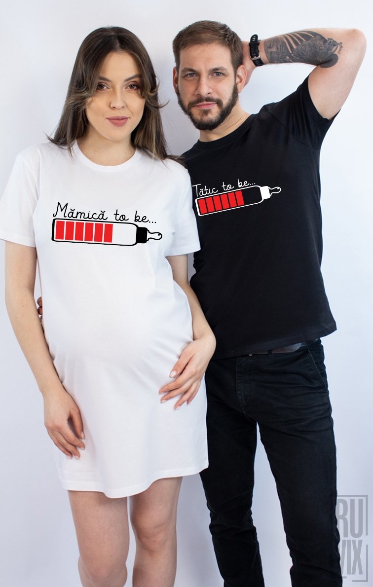 Set Rochie + Tricou Părinți to be
