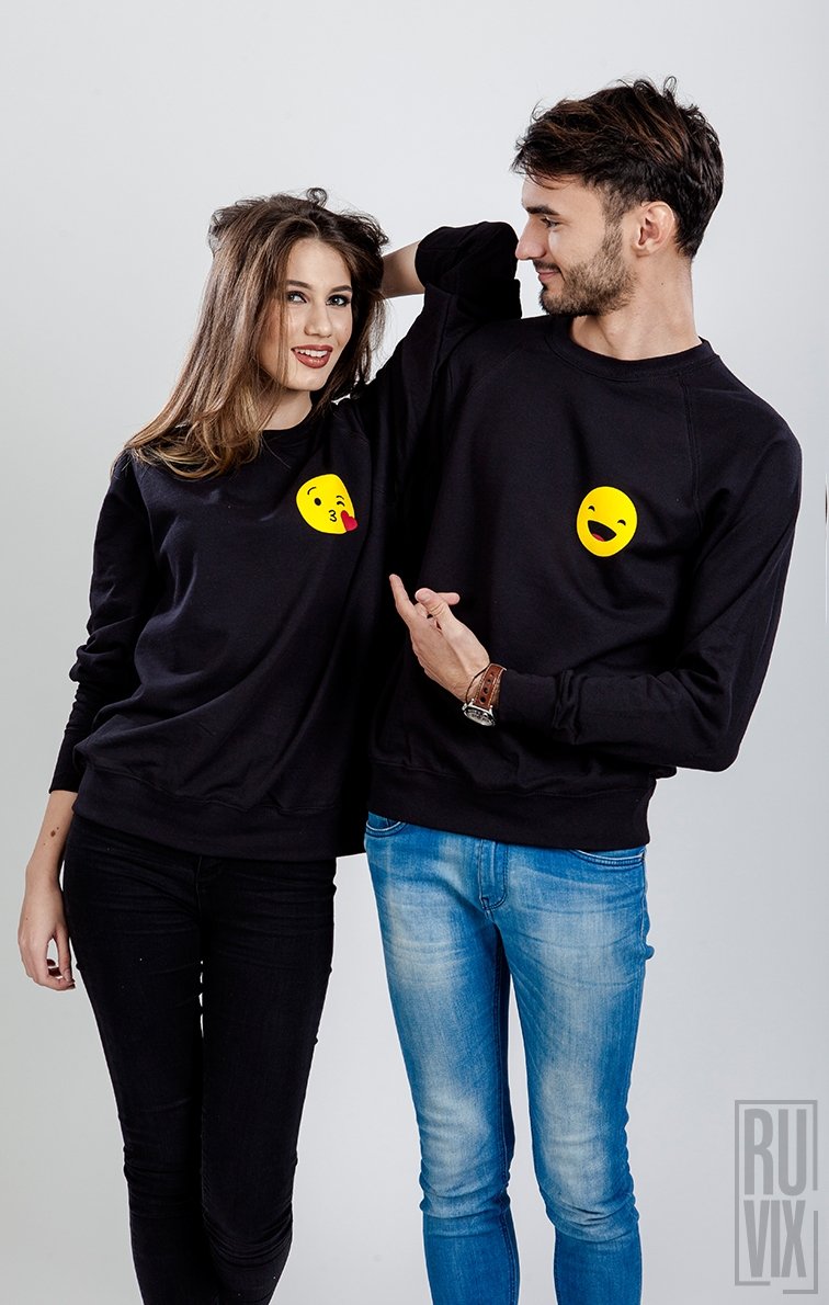 Set Bluze Emoticon Pupic + Smiley