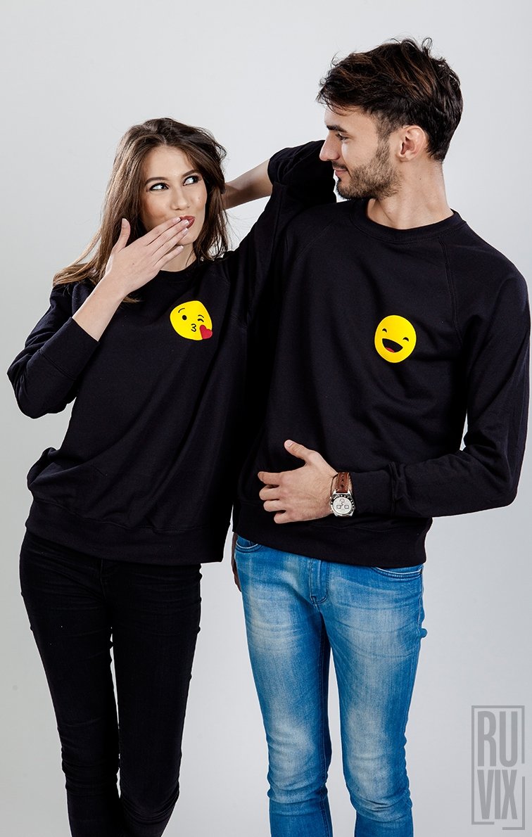 Set Bluze Emoticon Pupic + Smiley