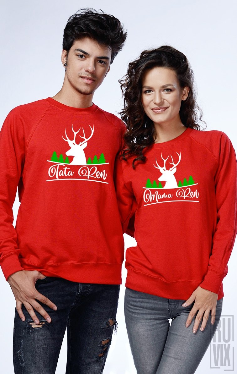 Set Bluze familie de reni