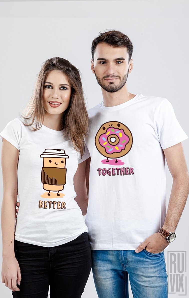 Set tricouri Coffee & Donut