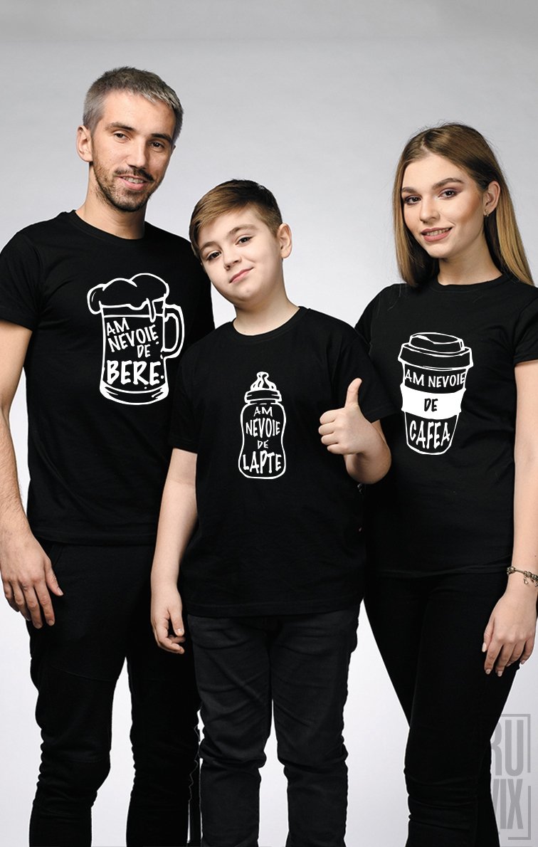 SET Tricouri Familie AM NEVOIE