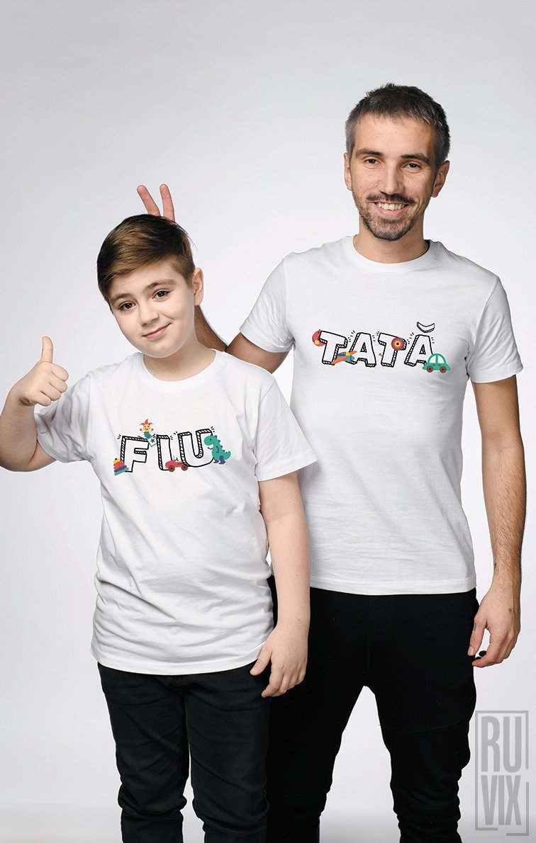 SET Tricouri Familie Tata - Fiu