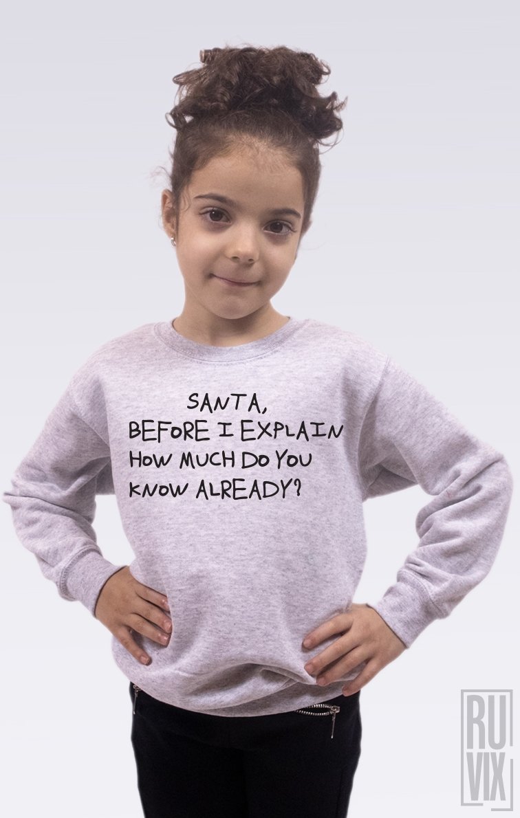Bluză Copil Explain to Santa