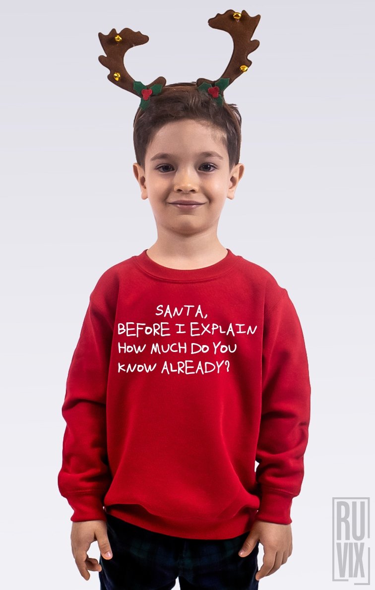Bluză Copil Explain to Santa