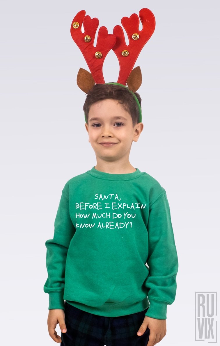 Bluză Copil Explain to Santa