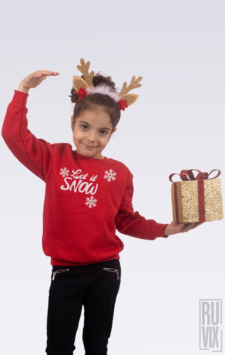 Bluză  Copil Let It Snow Glitter