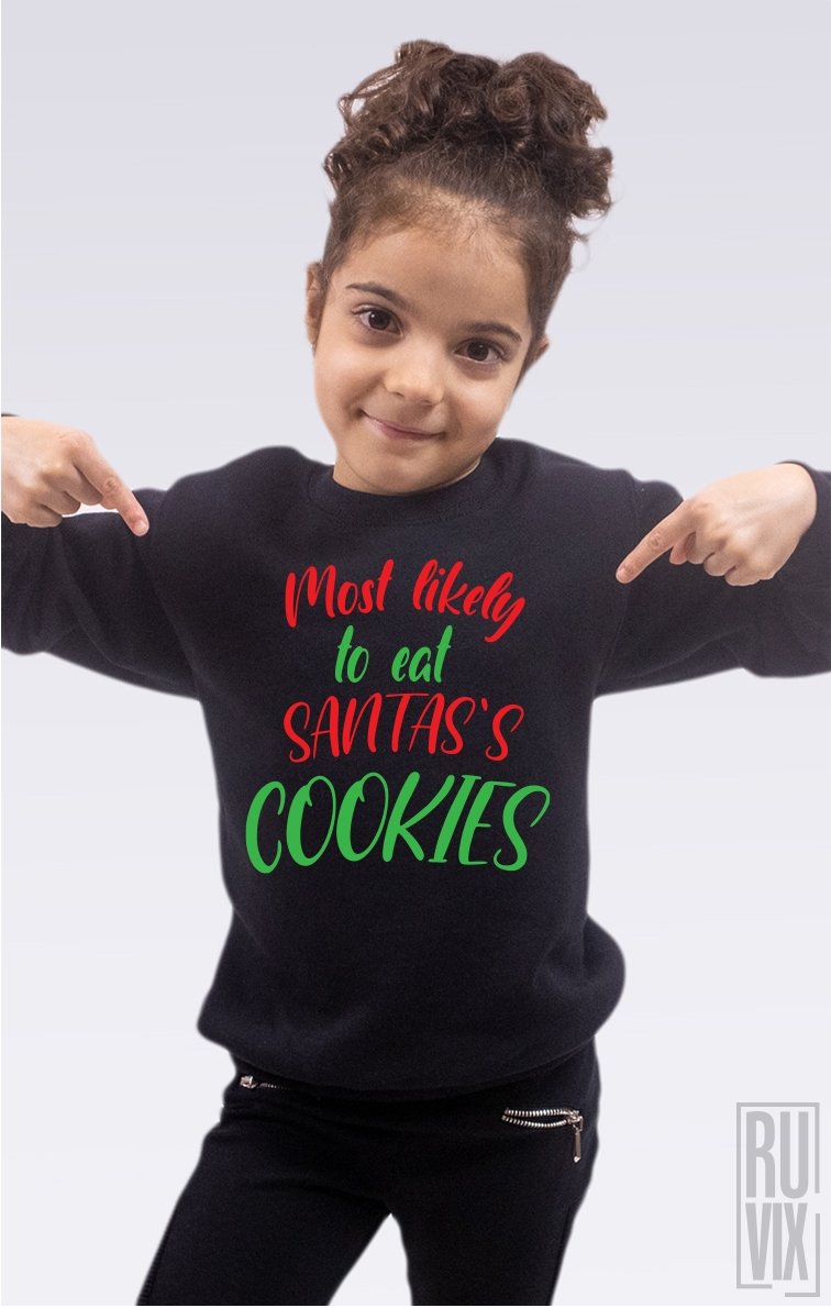 Bluză Copil Santa's Cookies