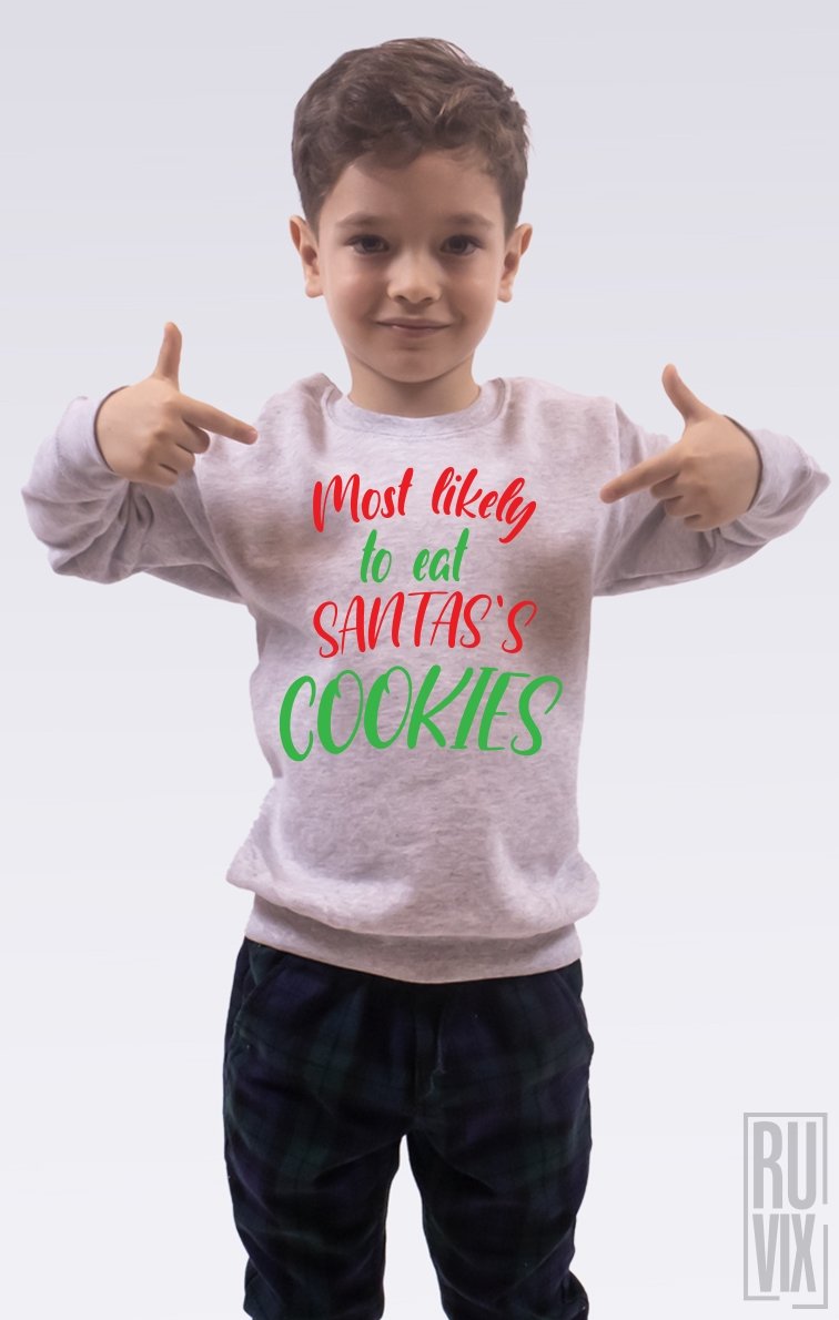 Bluză Copil Santa's Cookies