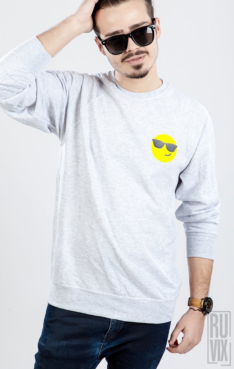 Bluză  Emoticon Ochelari