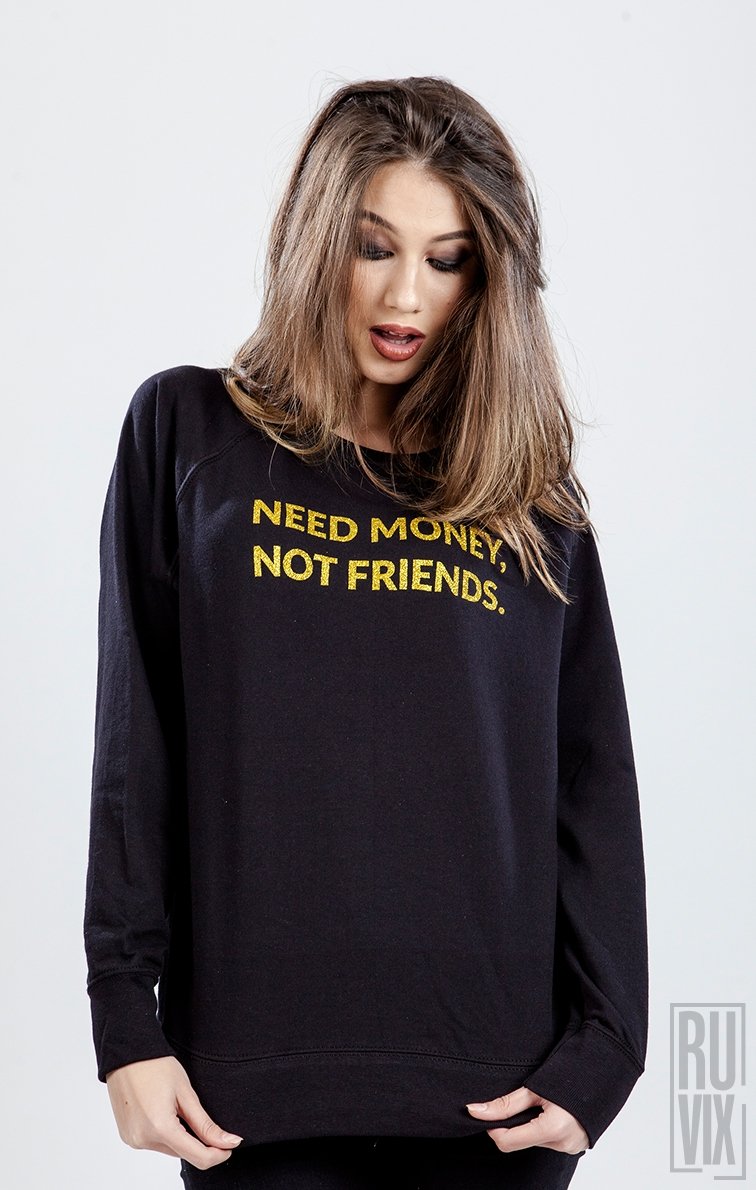 Bluză Need Money Negru