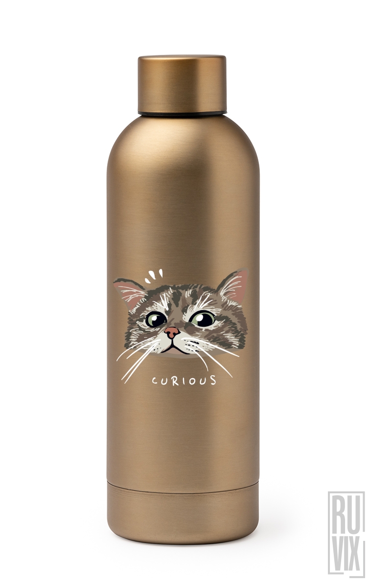 Curious Cat - Termos Premium