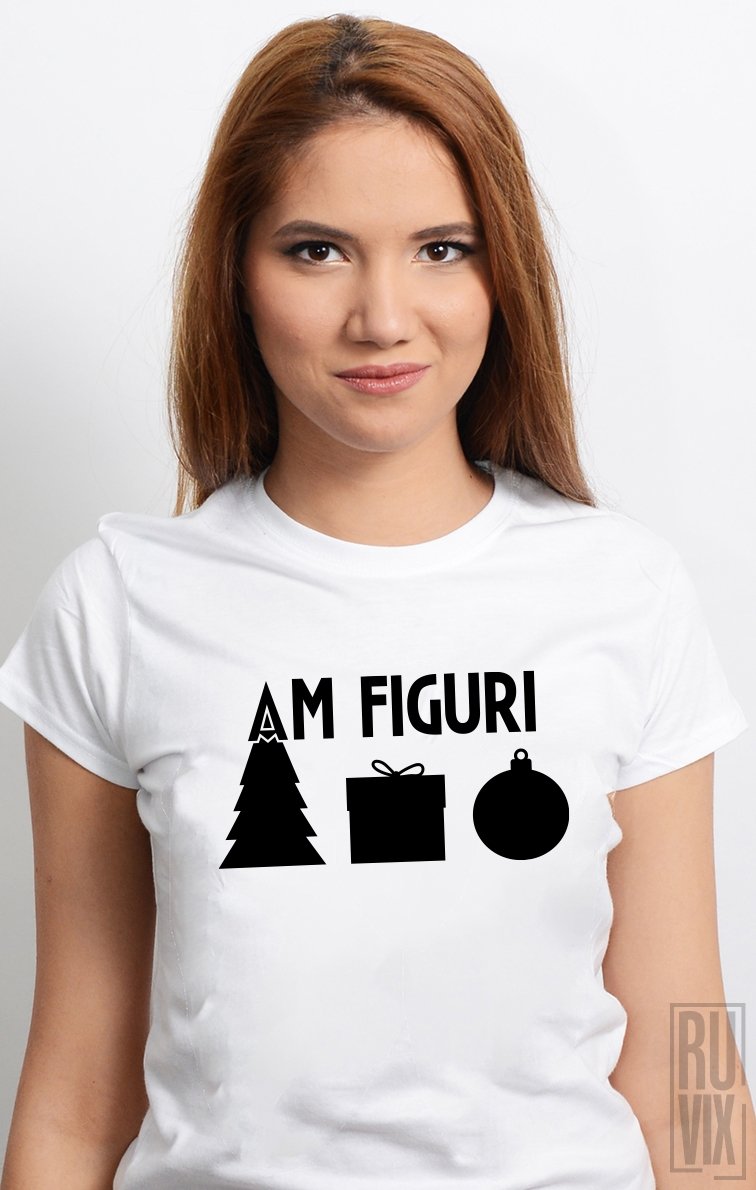 Tricou Am Figuri De Craciun