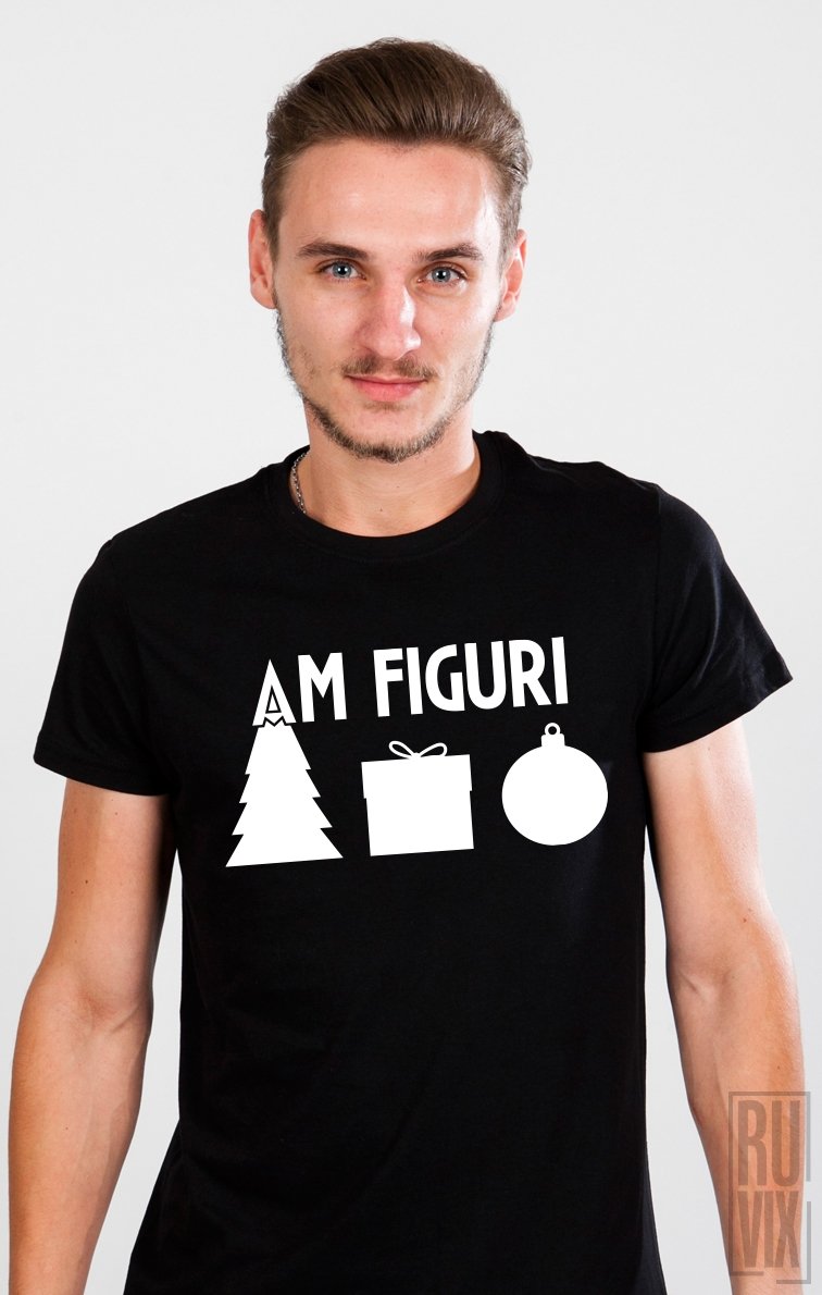 Tricou Am Figuri De Craciun
