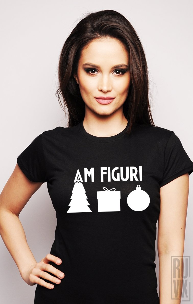 Tricou Am Figuri De Craciun