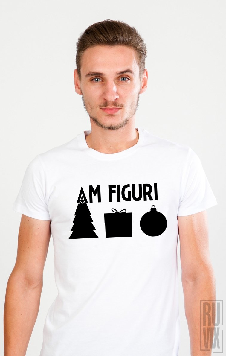 Tricou Am Figuri De Craciun