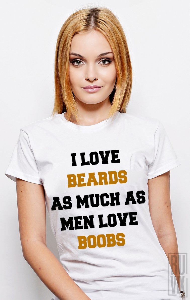 Tricou Boobs and Beards