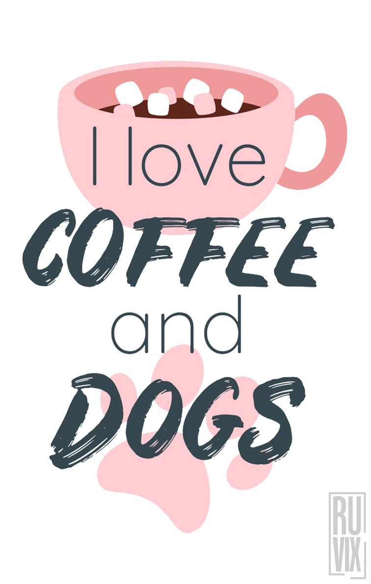 Tricou Coffee and Dogs
