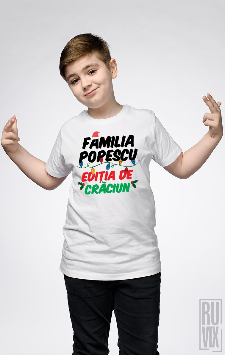 Tricou Copii personalizat Ediție de Crăciun