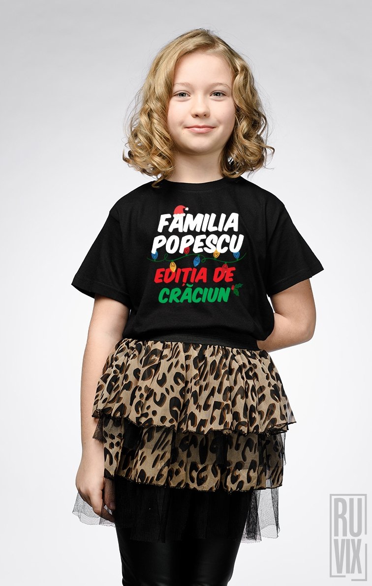 Tricou Copii personalizat Ediție de Crăciun