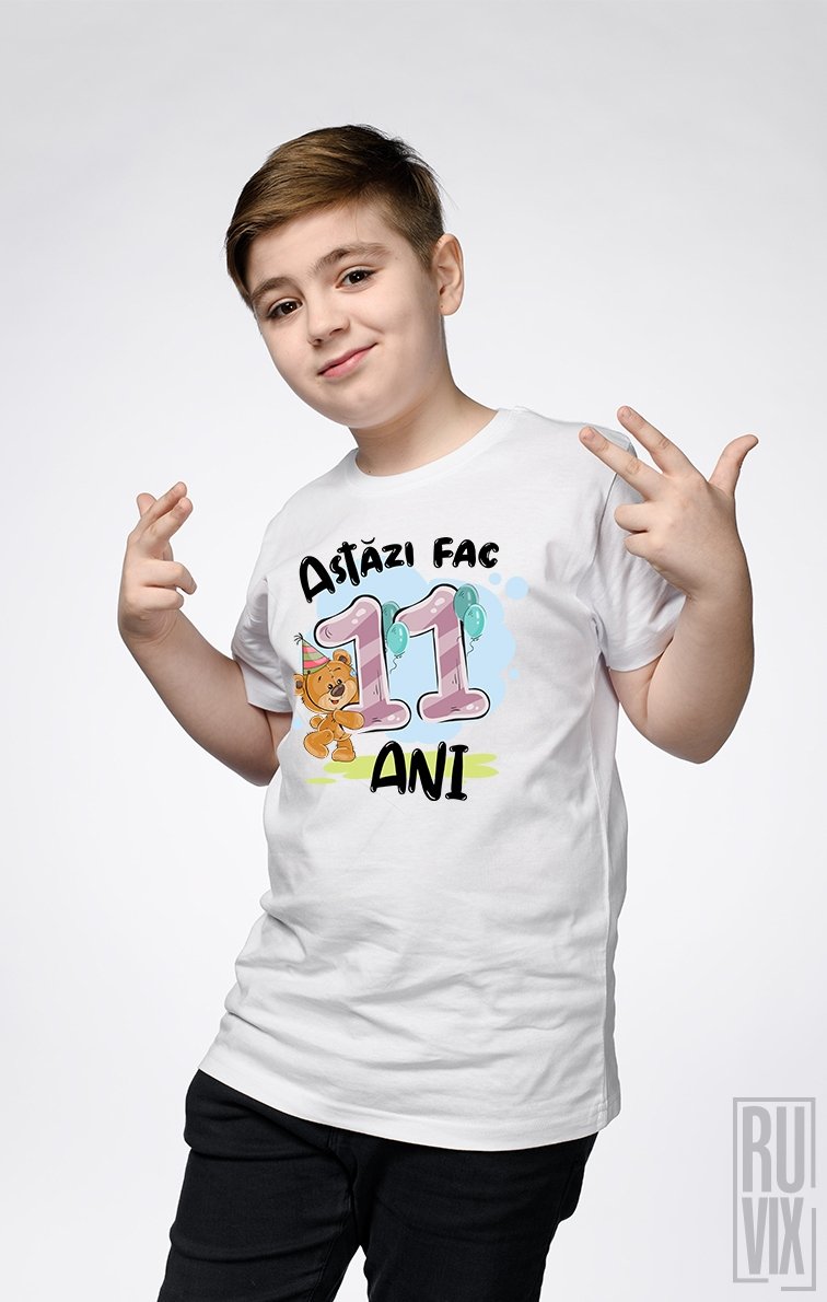 Tricou de Copii ASTĂZI FAC 11 ANI