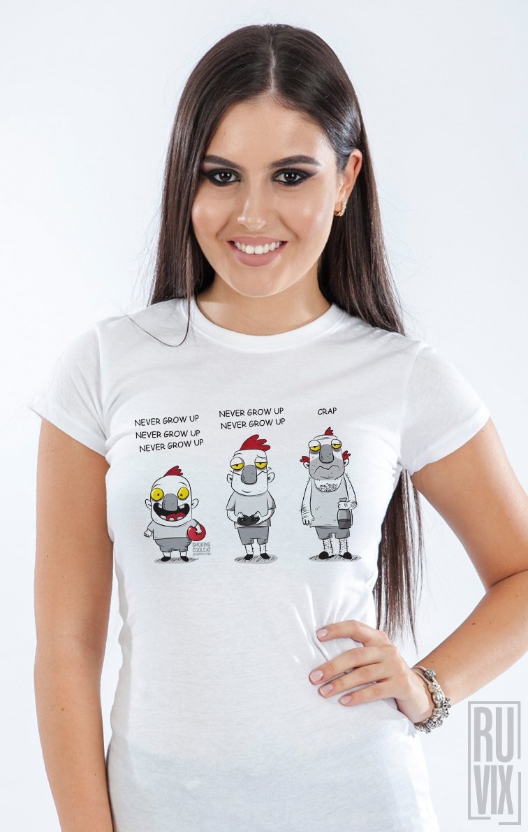 Tricou Never Grow Up