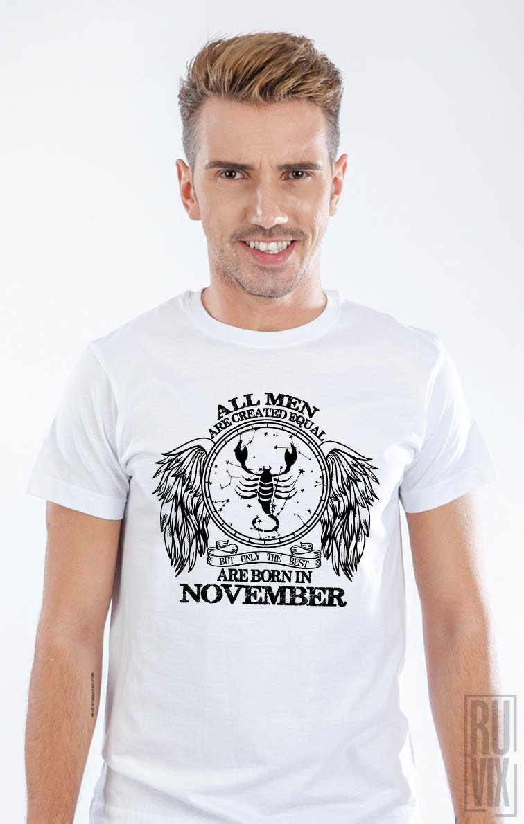 Tricou Scorpion - Zodiac Noiembrie Bărbați